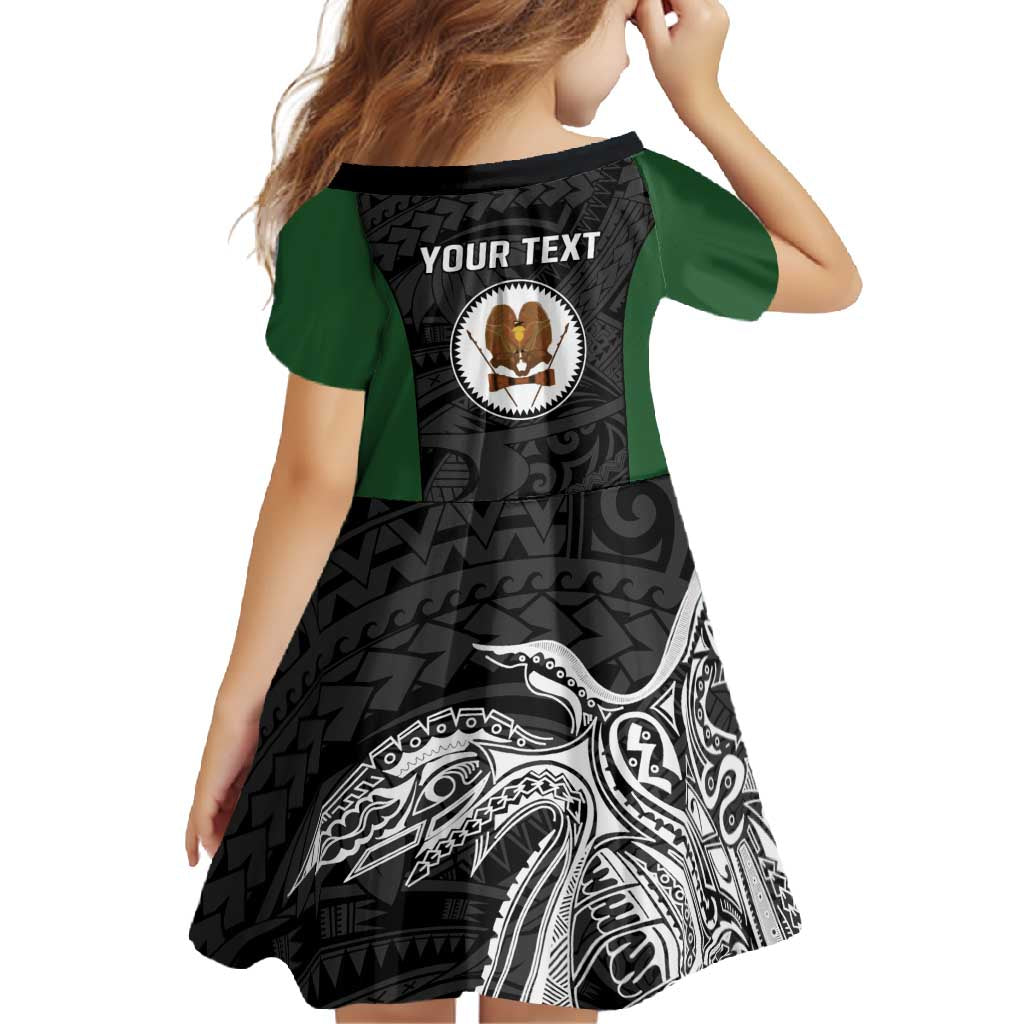 Personalised PNG Western Highlands Province Family Matching Tank Maxi Dress and Hawaiian Shirt Bird of Paradise Tattoo Flag Motif LT9 - Polynesian Pride