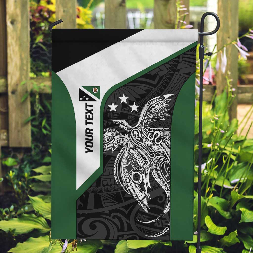 Personalised PNG Western Highlands Province Garden Flag Bird of Paradise Tattoo Flag Motif LT9 Garden Flag Green - Polynesian Pride