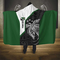 Personalised PNG Western Highlands Province Hooded Blanket Bird of Paradise Tattoo Flag Motif LT9 - Polynesian Pride