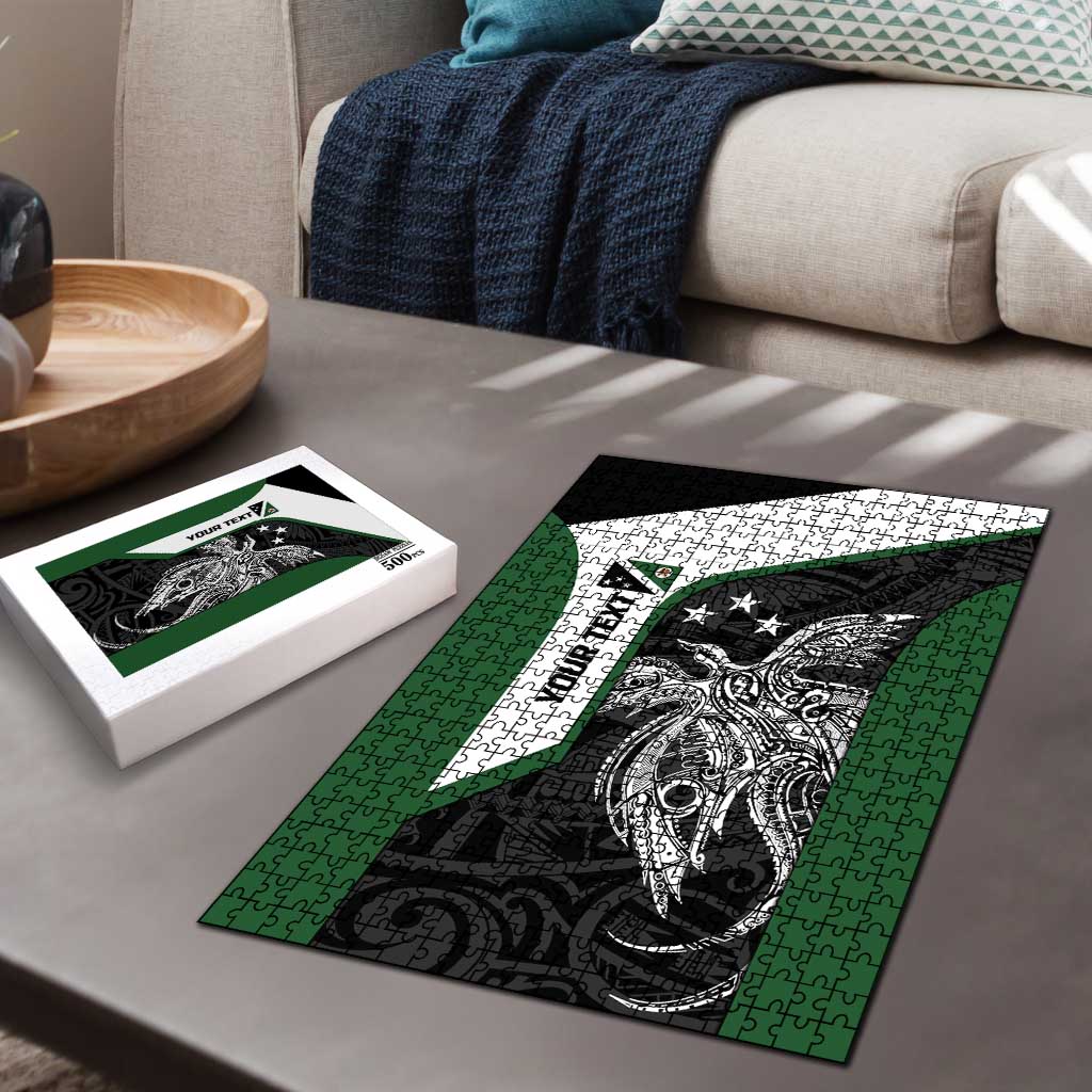 Personalised PNG Western Highlands Province Puzzle Bird of Paradise Tattoo Flag Motif LT9 - Polynesian Pride