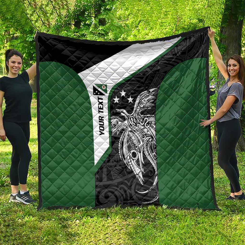 Personalised PNG Western Highlands Province Quilt Bird of Paradise Tattoo Flag Motif LT9 - Polynesian Pride