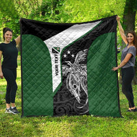 Personalised PNG Western Highlands Province Quilt Bird of Paradise Tattoo Flag Motif LT9 - Polynesian Pride