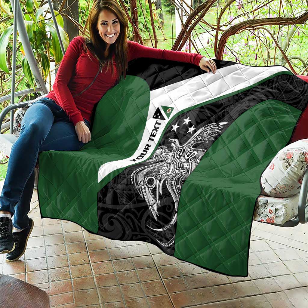 Personalised PNG Western Highlands Province Quilt Bird of Paradise Tattoo Flag Motif LT9 - Polynesian Pride