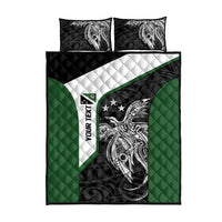 Personalised PNG Western Highlands Province Quilt Bed Set Bird of Paradise Tattoo Flag Motif LT9 - Polynesian Pride