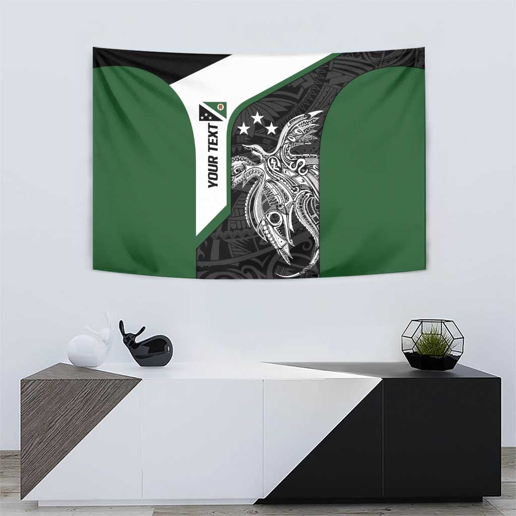Personalised PNG Western Highlands Province Tapestry Bird of Paradise Tattoo Flag Motif LT9 - Polynesian Pride