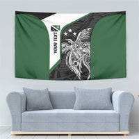 Personalised PNG Western Highlands Province Tapestry Bird of Paradise Tattoo Flag Motif LT9 - Polynesian Pride