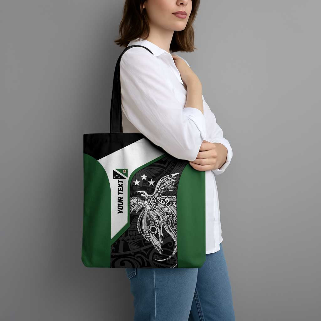 Personalised PNG Western Highlands Province Tote Bag Bird of Paradise Tattoo Flag Motif LT9 - Polynesian Pride