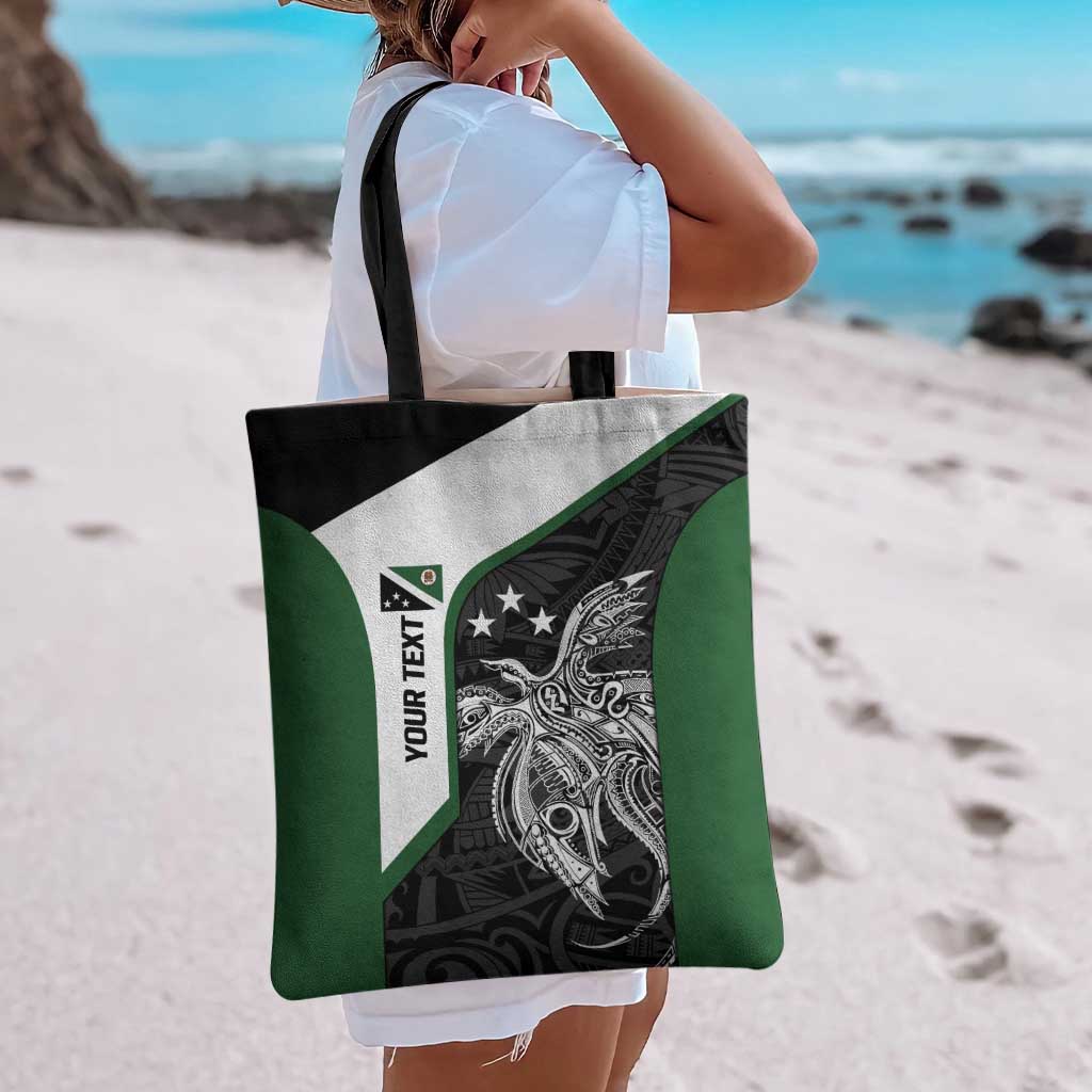 Personalised PNG Western Highlands Province Tote Bag Bird of Paradise Tattoo Flag Motif LT9 - Polynesian Pride