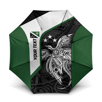 Personalised PNG Western Highlands Province Umbrella Bird of Paradise Tattoo Flag Motif LT9 One Size Folded 11.42 inch Opened Diameter 37.4 inch Green - Polynesian Pride
