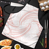White Sunday Lotu Tamaiti Apron Polynesian Wave Pastel Blush LT9 Blush - Polynesian Pride