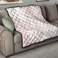 White Sunday Lotu Tamaiti Quilt Polynesian Wave Pastel Blush LT9 - Polynesian Pride