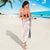 White Sunday Lotu Tamaiti Sarong Polynesian Wave Pastel Blush - Polynesian Pride