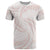 White Sunday Lotu Tamaiti T Shirt Polynesian Wave Pastel Blush - Polynesian Pride