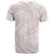 White Sunday Lotu Tamaiti T Shirt Polynesian Wave Pastel Blush - Polynesian Pride