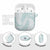 White Sunday Lotu Tamaiti AirPods Case Polynesian Wave Pastel Cyan - Polynesian Pride