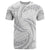 White Sunday Lotu Tamaiti T Shirt Polynesian Wave Pastel Gray - Polynesian Pride