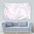 White Sunday Lotu Tamaiti Tapestry Polynesian Wave Pastel Mauve - Polynesian Pride