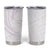 White Sunday Lotu Tamaiti Tumbler Cup Polynesian Wave Pastel Mauve - Polynesian Pride