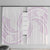 White Sunday Lotu Tamaiti Window Curtain Polynesian Wave Pastel Mauve - Polynesian Pride
