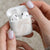 White Sunday Lotu Tamaiti AirPods Case Polynesian Wave Pastel Nude - Polynesian Pride