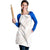 White Sunday Lotu Tamaiti Apron Polynesian Wave Pastel Nude - Polynesian Pride