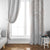 White Sunday Lotu Tamaiti Window Curtain Polynesian Wave Pastel Nude - Polynesian Pride