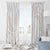 White Sunday Lotu Tamaiti Window Curtain Polynesian Wave Pastel Nude - Polynesian Pride