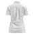 White Sunday Lotu Tamaiti Women Polo Shirt Polynesian Wave Pastel Nude - Polynesian Pride