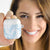 White Sunday Lotu Tamaiti AirPods Case Polynesian Wave Pastel Sky Blue - Polynesian Pride