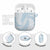 White Sunday Lotu Tamaiti AirPods Case Polynesian Wave Pastel Sky Blue - Polynesian Pride