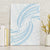 White Sunday Lotu Tamaiti Canvas Wall Art Polynesian Wave Pastel Sky Blue - Polynesian Pride