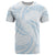 White Sunday Lotu Tamaiti T Shirt Polynesian Wave Pastel Sky Blue - Polynesian Pride