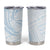 White Sunday Lotu Tamaiti Tumbler Cup Polynesian Wave Pastel Sky Blue - Polynesian Pride