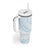 White Sunday Lotu Tamaiti Tumbler With Handle Polynesian Wave Pastel Sky Blue - Polynesian Pride