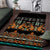 Black Batik Papua-inspired Pattern Area Rug - Polynesian Pride