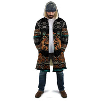 Black Batik Papua-inspired Pattern Cloak - Polynesian Pride