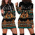 Black Batik Papua-inspired Pattern Hoodie Dress - Polynesian Pride