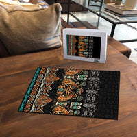 Black Batik Papua-inspired Pattern Puzzle - Polynesian Pride