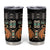 Black Batik Papua-inspired Pattern Tumbler Cup - Polynesian Pride