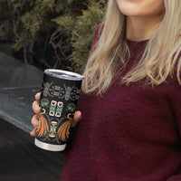 Black Batik Papua-inspired Pattern Tumbler Cup - Polynesian Pride