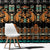 Black Batik Papua-inspired Pattern Window Curtain - Polynesian Pride