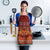 Oxblood Batik Papua-inspired Pattern Apron - Polynesian Pride