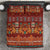 Oxblood Batik Papua-inspired Pattern Bedding Set - Polynesian Pride