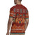 Oxblood Batik Papua-inspired Pattern Rugby Jersey - Polynesian Pride