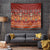 Oxblood Batik Papua-inspired Pattern Tapestry - Polynesian Pride