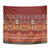 Oxblood Batik Papua-inspired Pattern Tapestry - Polynesian Pride