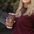 Oxblood Batik Papua-inspired Pattern Tumbler Cup - Polynesian Pride