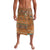 Terracotta Batik Papua-inspired Pattern Lavalava - Polynesian Pride