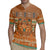 Terracotta Batik Papua-inspired Pattern Rugby Jersey - Polynesian Pride