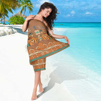 Terracotta Batik Papua-inspired Pattern Sarong - Polynesian Pride